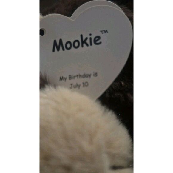 Ty Attic Treasures MOOKIE the Monkey  NWT Soft Plush Stuffed Animal Toy - Picture 8 of 9